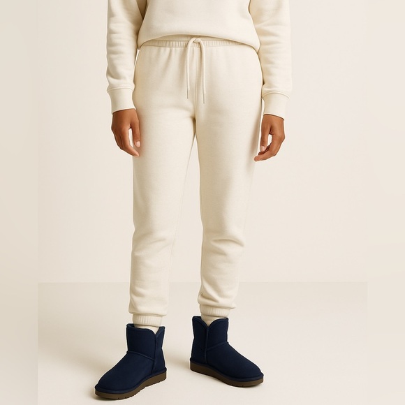 Cozy Navy Blue Mini Shearling Ankle Boots 6 - Picture 12 of 12